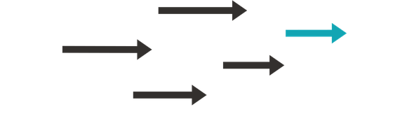 Graphic depicting how the Financial Times helps keep organisations ahead of their competition