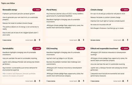 Financial Times website