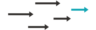 Graphic depicting how the Financial Times helps keep organisations ahead of their competition