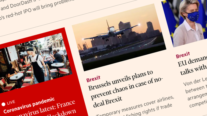 Financial Times website