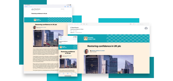 FT Board Director Newsletter